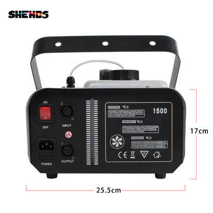 SHEHDS 1500W DMX Smoke Machine rear view
